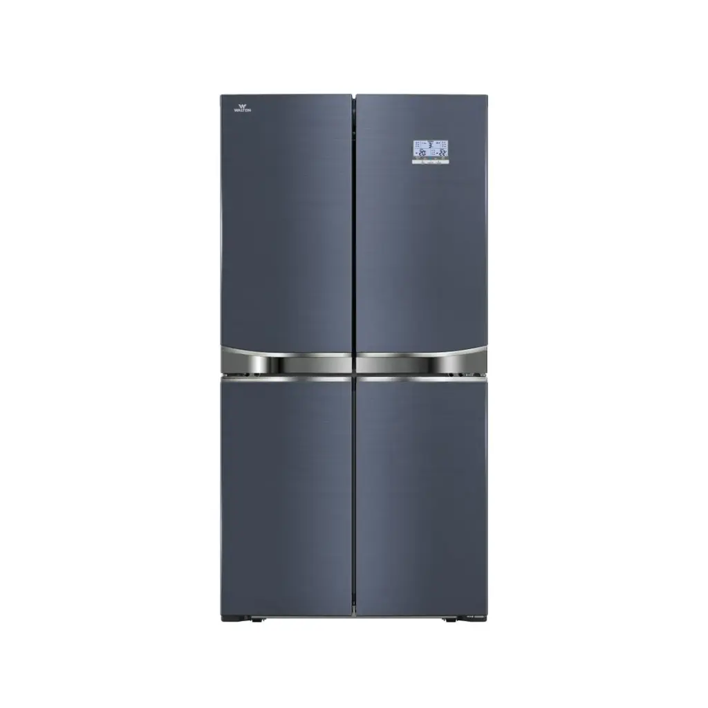 [WNR-6F0-SCRC-CO] WALTON FRIDGE 4 DOORS NO FROST INVERTER TECHNOLOGY BLUEWISH INOX VOLTAGE STABLIZER - WIFI CONTROL 